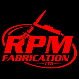 RPM Fabrication Tee Red Print Design