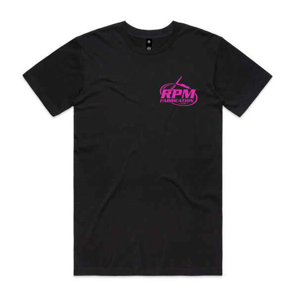 RPM Fabrication Tee Pink Print Thumbnail